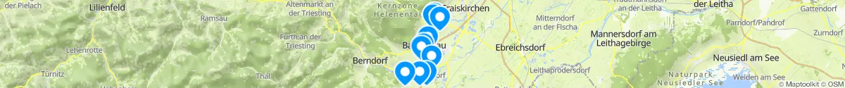 Map view for Pharmacies emergency services nearby Bad Vöslau (Baden, Niederösterreich)